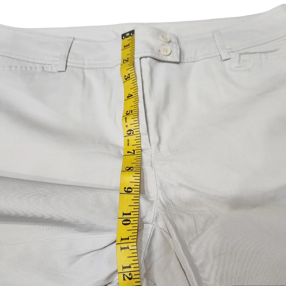 Lane Bryant Double Bottoms Capri Pants Season Collection Off White Size 14 - Picture 4 of 7